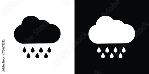 Rain icon Concept. vector design and illustration.