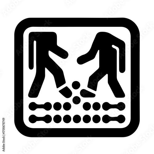 Icon of foot mat disinfectant station