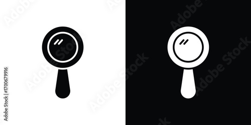 Mirror icon Concept. vector design and illustration.