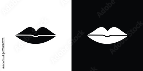 Lips icon Concept. vector design and illustration.