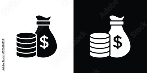 Income icon Concept. vector design and illustration.