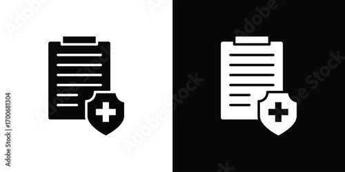Health insurance icon Concept. vector design and illustration.