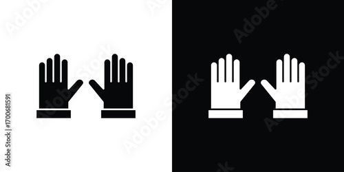 Glove icon Concept. vector design and illustration.