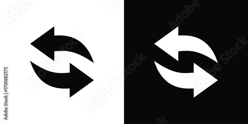 Exchange icon Concept. vector design and illustration.