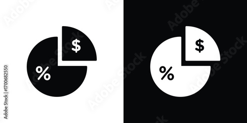 Dividend icon Concept. vector design and illustration.