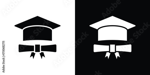 Degree icon Concept. vector design and illustration.