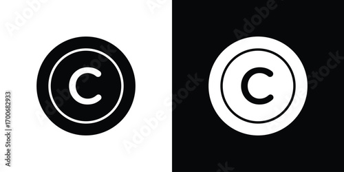 Copyright icon Concept. vector design and illustration.