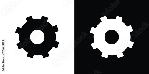 Cogwheel icon Concept. vector design and illustration.