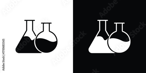 Chemistry icon Concept. vector design and illustration.