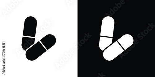 Capsule icon Concept. vector design and illustration.