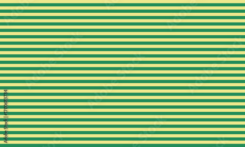 Abstract Horizontal Stripes Pattern With Alternating Green and Yellow Hues