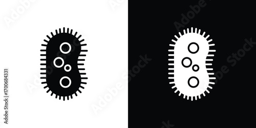 Bacteria icon Concept. vector design and illustration.
