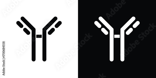 Antibody icon Concept. vector design and illustration.