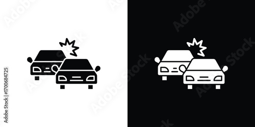 Accident icon Concept. vector design and illustration.