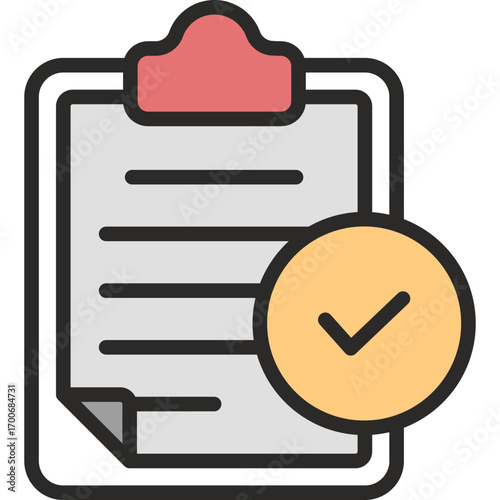 Assessment flat icon. Assessment icon suitable for web and mobile application.