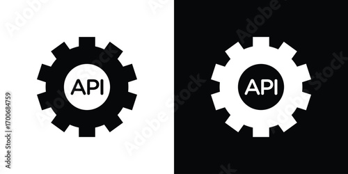 API icon Concept. vector design and illustration.