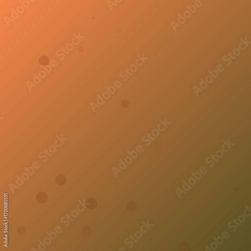 Warm Earthy Gradient Background with Subtle Orange to Green Transition and Floating Circles