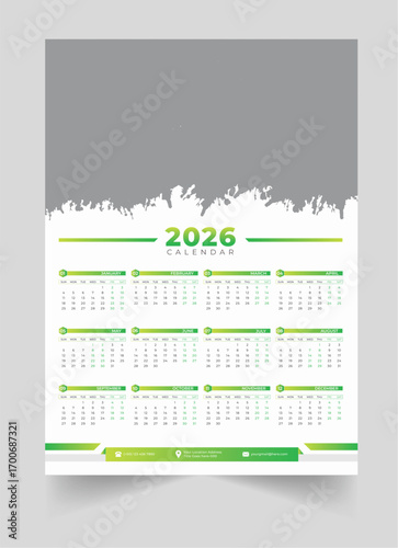 Wall Calendar 2026