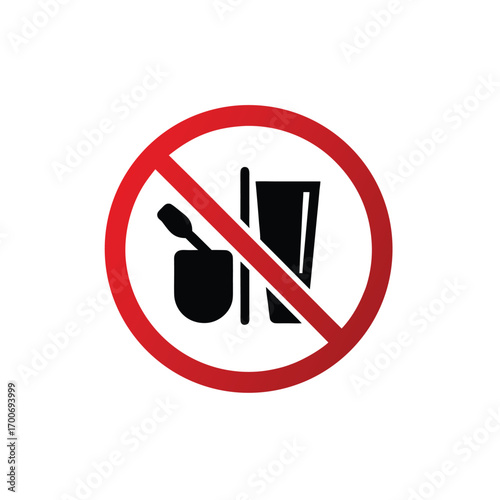 no food and drink