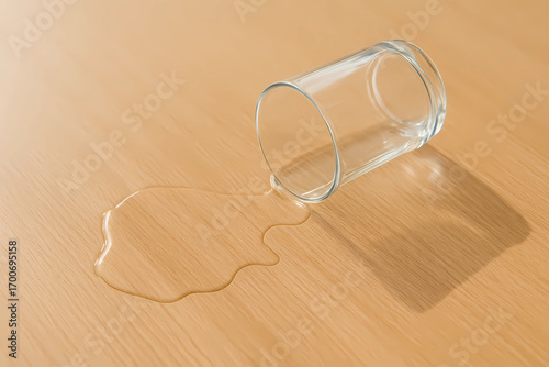 glasses on a table
