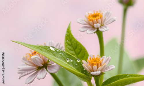 pink daisy flower Simple Pink Background 
