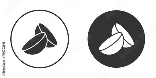 contact lenses icon clipart flat designs. illustration vectors