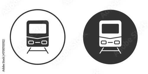 Train icon clipart flat designs. illustration vectors