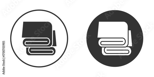 Towel icon clipart flat designs. illustration vectors