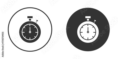 Timer icon clipart flat designs. illustration vectors