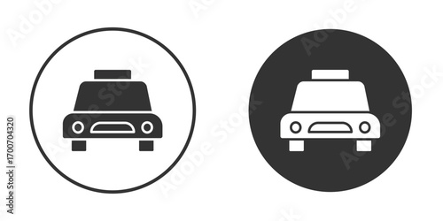 Taxi icon clipart flat designs. illustration vectors