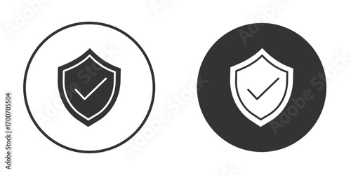 Safe icon clipart flat designs. illustration vectors