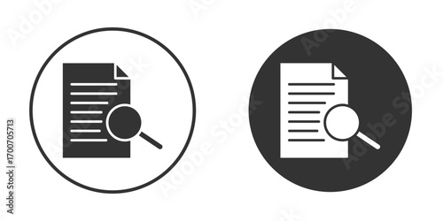 Research icon clipart flat designs. illustration vectors