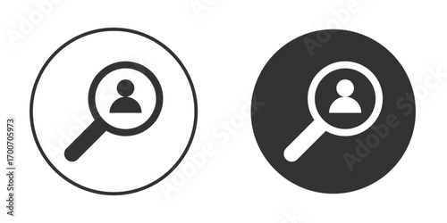 Recruitment icon clipart flat designs. illustration vectors