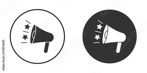 Promotion icon clipart flat designs. illustration vectors