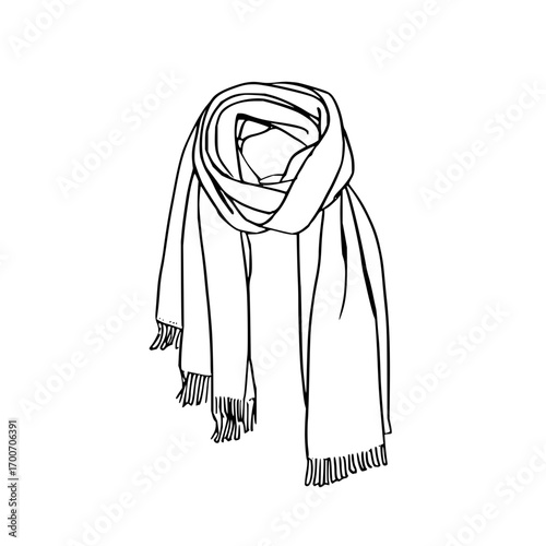 Buy winter scarf fashion accessory neck wrap warm clothing style trend outerwear cold weather protection 100 characters