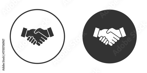 Partnership icon clipart flat designs. illustration vectors
