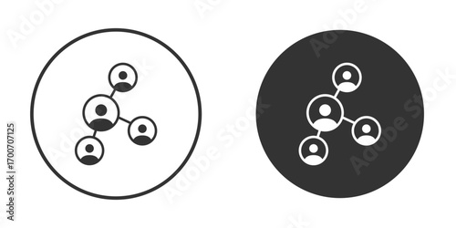 Network icon clipart flat designs. illustration vectors