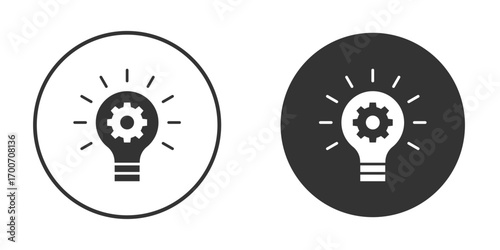 Innovation icon clipart flat designs. illustration vectors