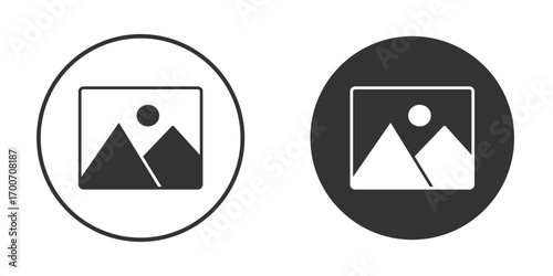 Image icon clipart flat designs. illustration vectors