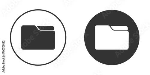 Folder icon clipart flat designs. illustration vectors