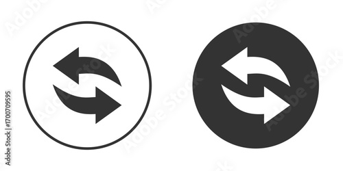 Exchange icon clipart flat designs. illustration vectors