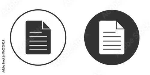 Document icon clipart flat designs. illustration vectors