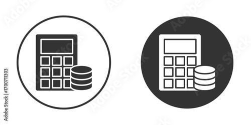 Budget icon clipart flat designs. illustration vectors