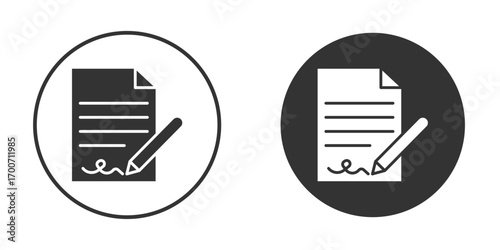 Agreement icon clipart flat designs. illustration vectors