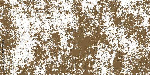 An aged and weathered iron wall with a brown, rusty, and grunge texture