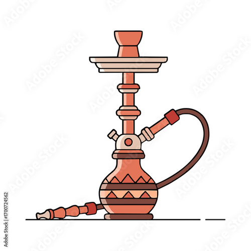 Traditional herbal smoking pipe (folk hukka)