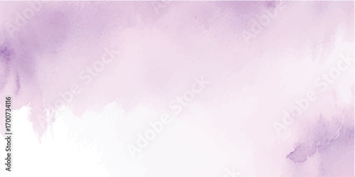 Soft Lavender Watercolor Texture Background with Gentle Purple Aquarelle Wash and Hand-Painted Brush Strokes on Wet Paper for Elegant Invitations, Web Templates, and Artistic Design Projects