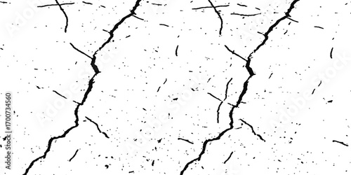 An old, cracked paint texture on a weathered grunge wall with a rough surface