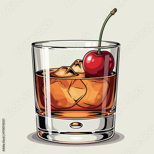 glass, whiskey, drink, alcohol, ice, whisky, isolated, scotch, beverage, cocktail, white, cold, liquid, brandy, bar, liquor, rum, orange, cube, rocks, bourbon, object, party, shot, yellow