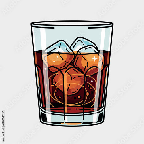 glass, whiskey, drink, alcohol, ice, whisky, isolated, scotch, beverage, cocktail, white, cold, liquid, brandy, bar, liquor, rum, orange, cube, rocks, bourbon, object, party, shot, yellow